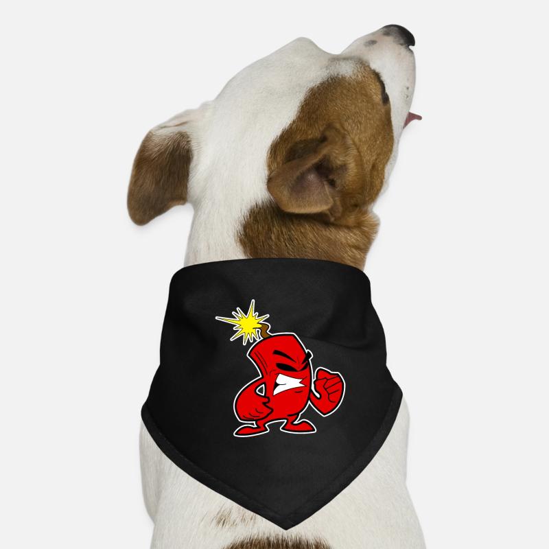 Cool banger firecracker New Year's Eve fireworks boom Dog Bandana