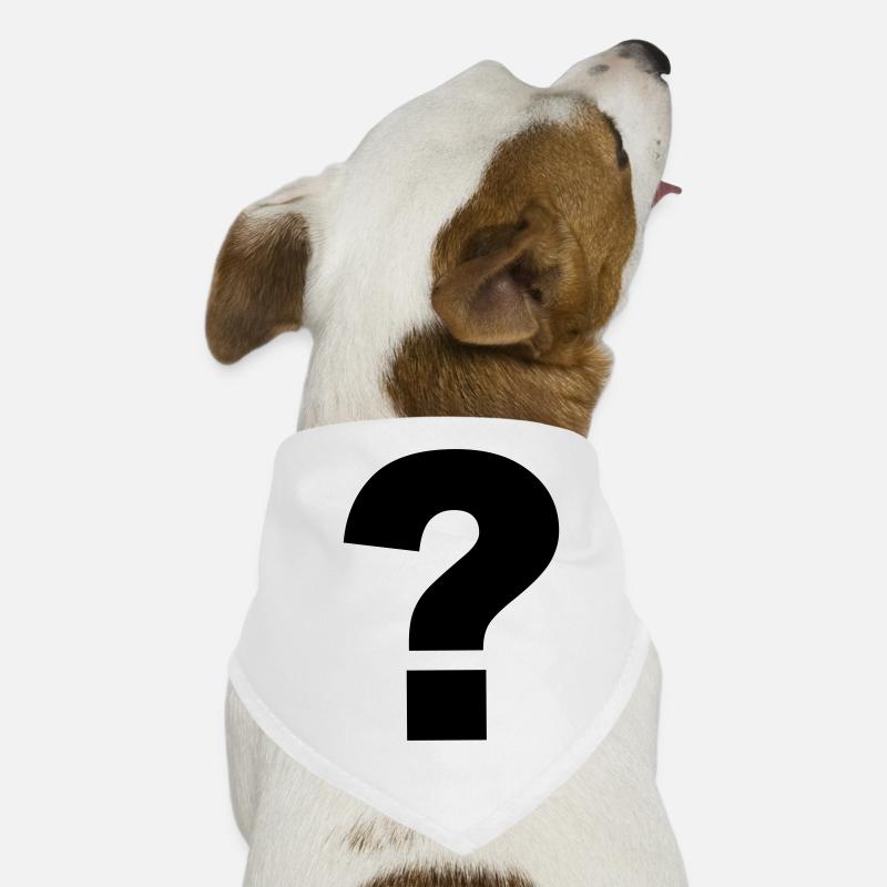Question mark Dog Bandana