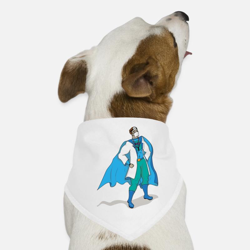 Arzt Doktor Doc Superheld Hunde-Bandana