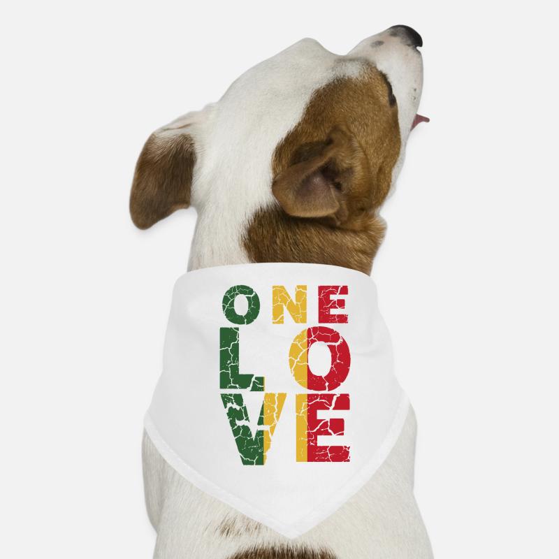 One Love Dog Bandana