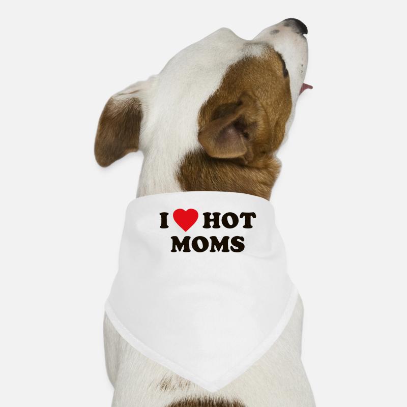 J'aime les mamans chaudes Bandana pour chien