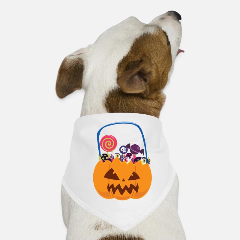 Pumpkin with sweets Dog Bandana