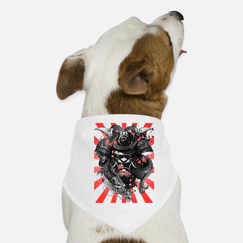 Guerrier samouraï Bandana pour chien