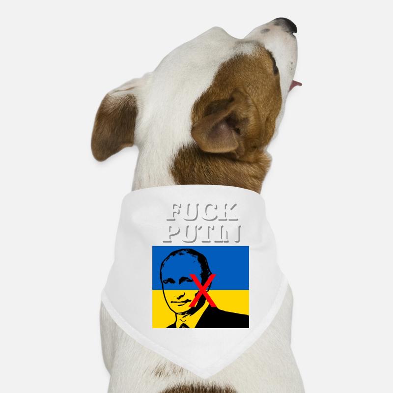 Ukraine Poutine Bandana pour chien