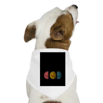Mond - Hunde-Bandana - Weiß - Vorne