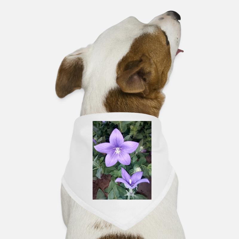 Fleur pourpre Bandana pour chien