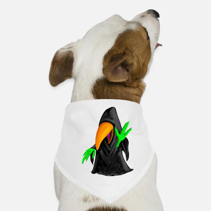 Dark Parakeet Dog Bandana