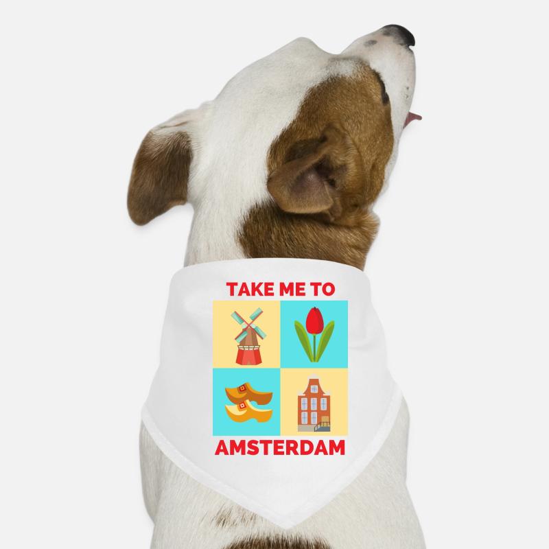 EMMÈNE-MOI À AMSTERDAM Bandana pour chien