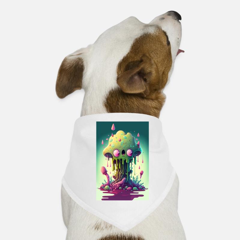Zombie Die Eiskönigin - Hunde-Bandana - Weiß