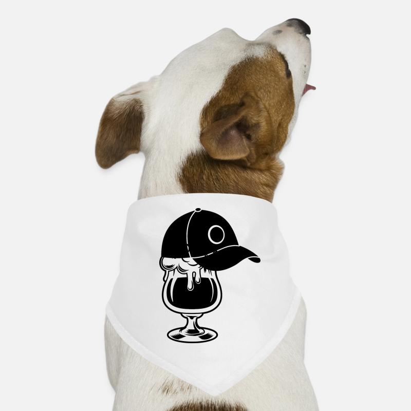 Bier Wein Whiskey Schnaps Alkohol Hunde-Bandana