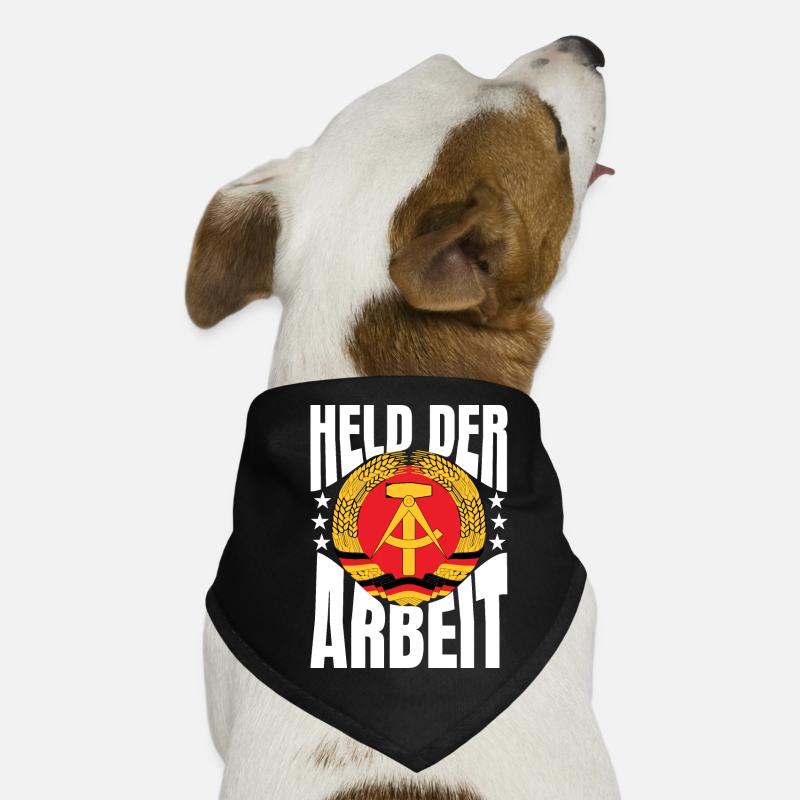 Held der Arbeit DDR Geschenk Hunde-Bandana