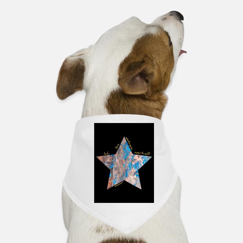 Ich bin extrem wertvoll! - Stern Hunde-Bandana