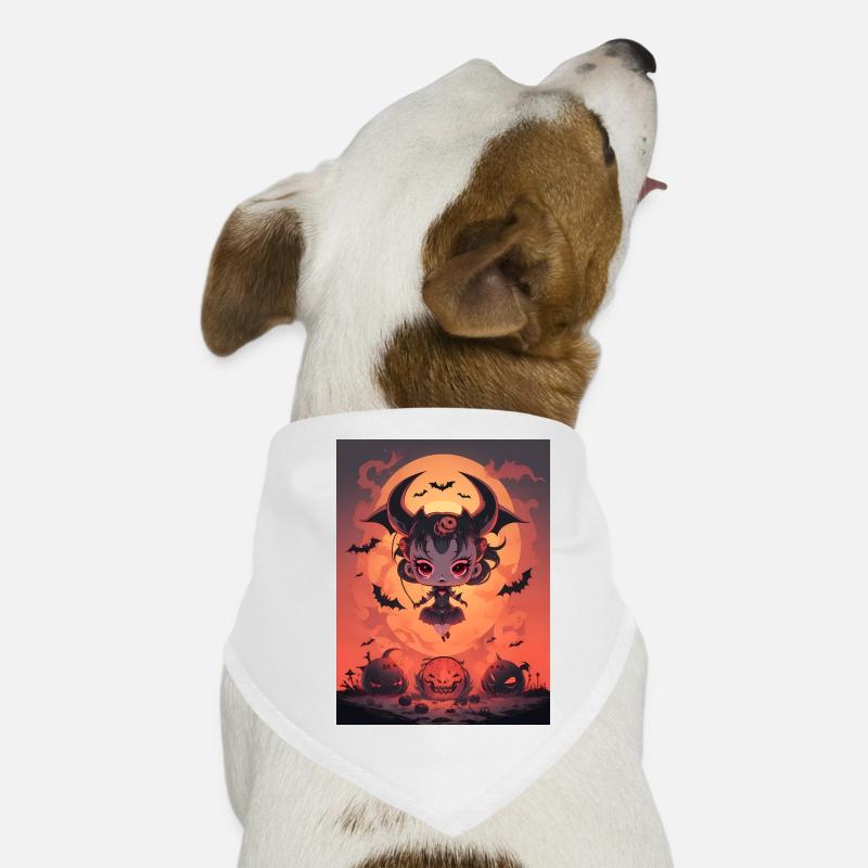 Devilish Pumpkin Queen Dog Bandana