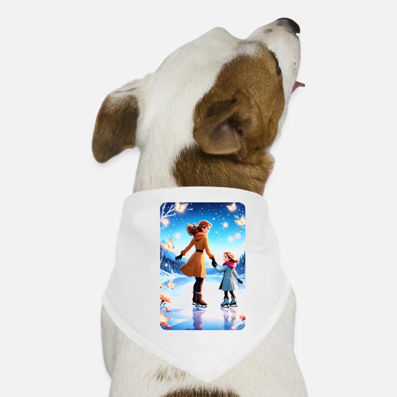 Cadeau de la mère de conception personnalisée Bandana pour chien
