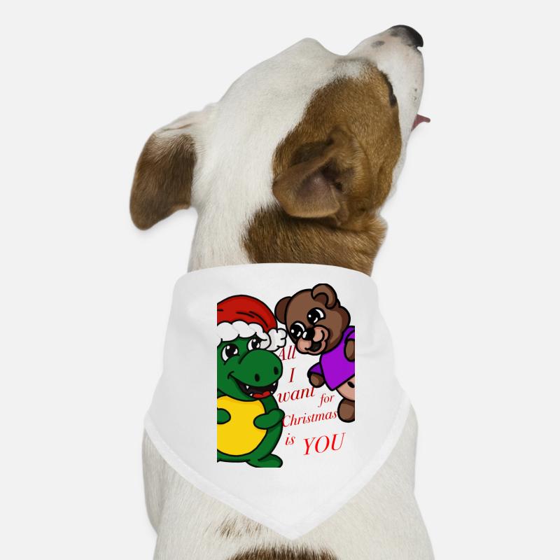 Souhait de Noël Bandana pour chien