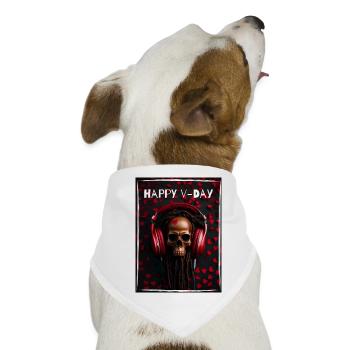 valentines day - Hunde-Bandana - Weiß - Vorne