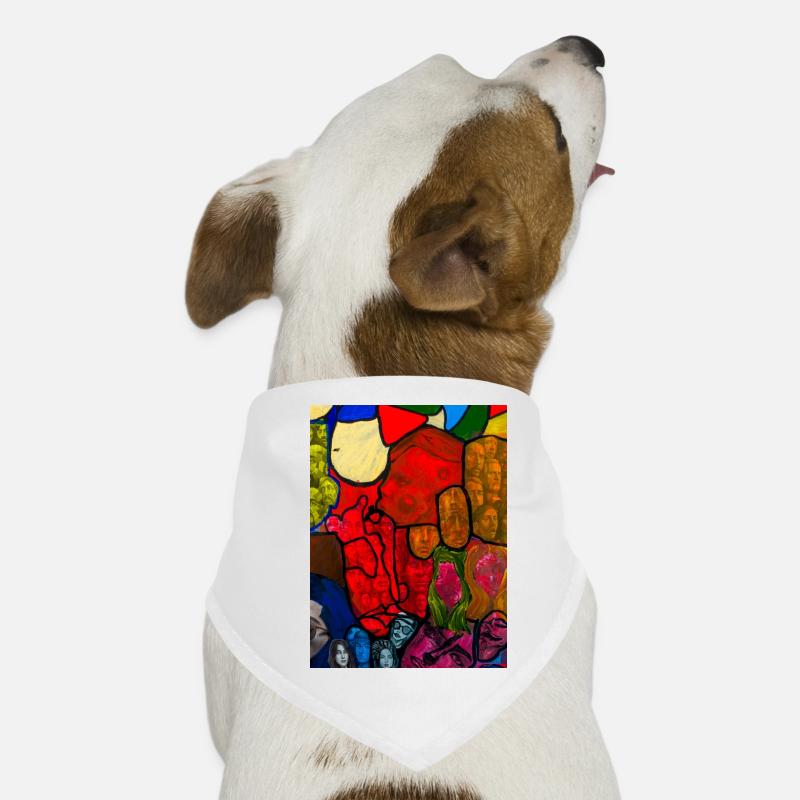 Kunstvolles Design Hunde-Bandana