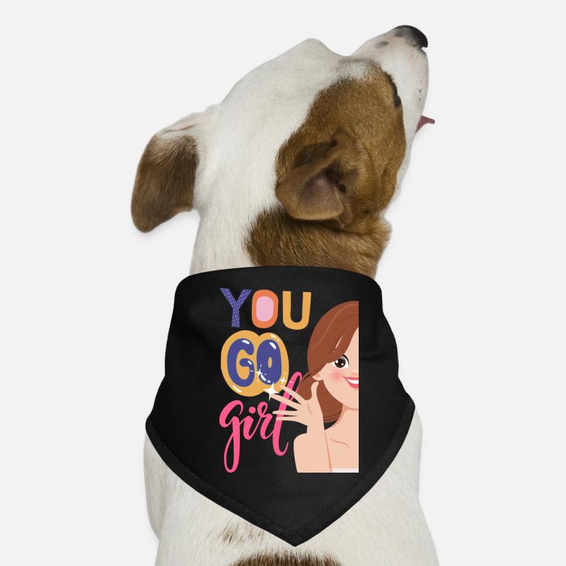 Du gehst Mädchen Hunde-Bandana