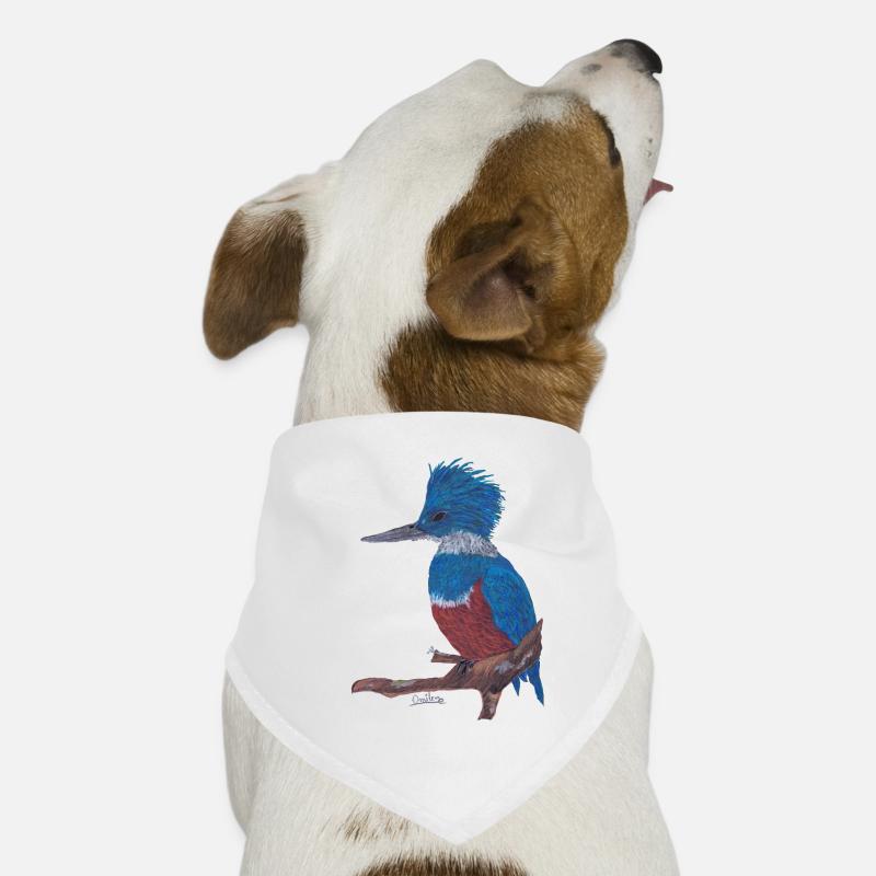 Ein charismatischer Eisvogel. Hunde-Bandana