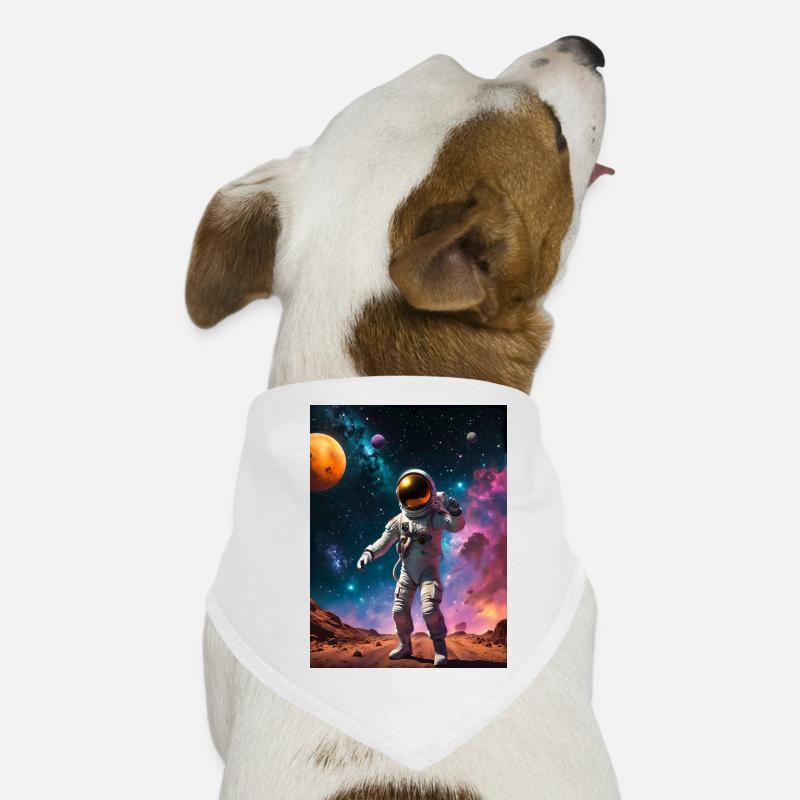 Astronaute Bandana pour chien