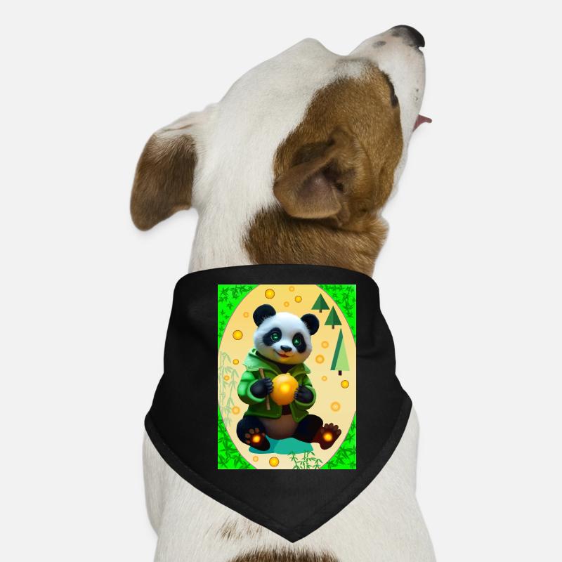 Charmanter Panda Hunde-Bandana