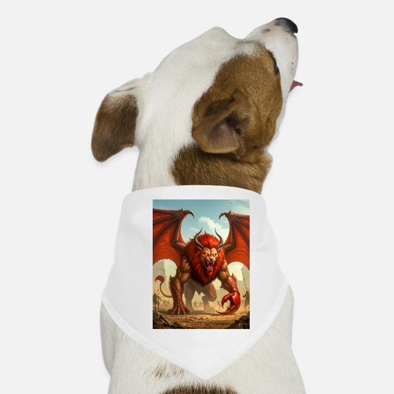 Manticore, lion-bodied desert predator Dog Bandana