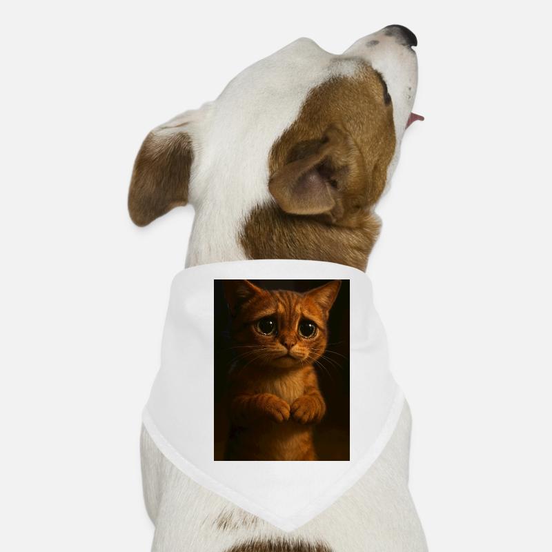 Mignon chaton Bandana pour chien