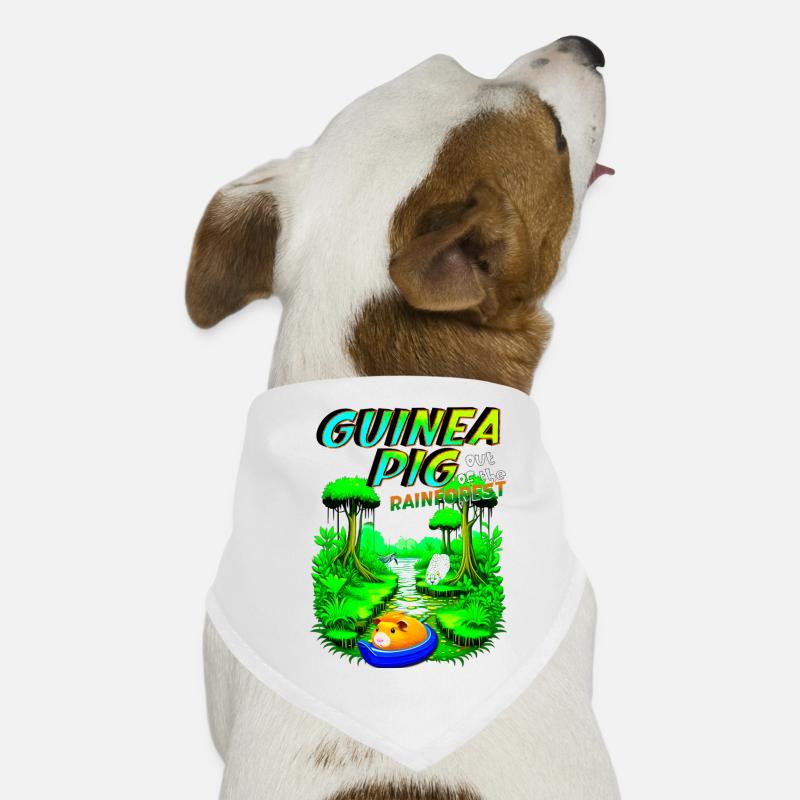 Aventure dans la jungle des cochons d’Inde Bandana pour chien