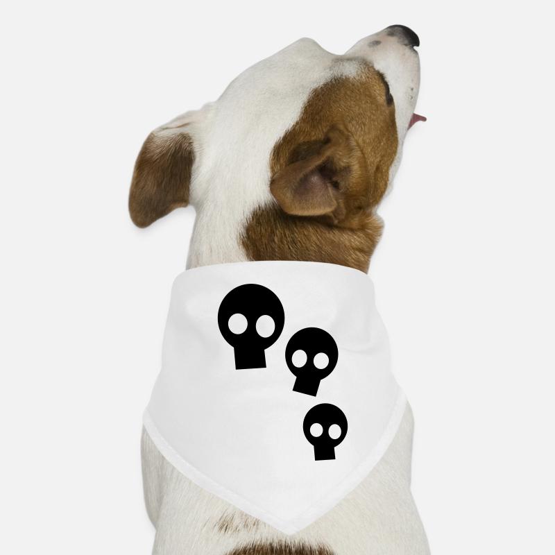Three Skulls Hunde-Bandana