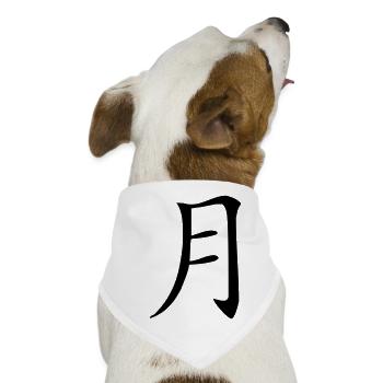 Mond - Hunde-Bandana - Weiß - Vorne