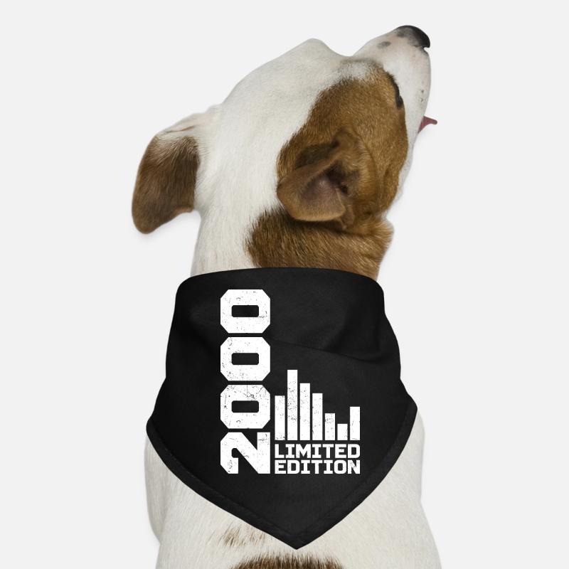 Vintage 2000 Geburtstagsgeschenk 2000 Baujahr 2000 Hunde-Bandana