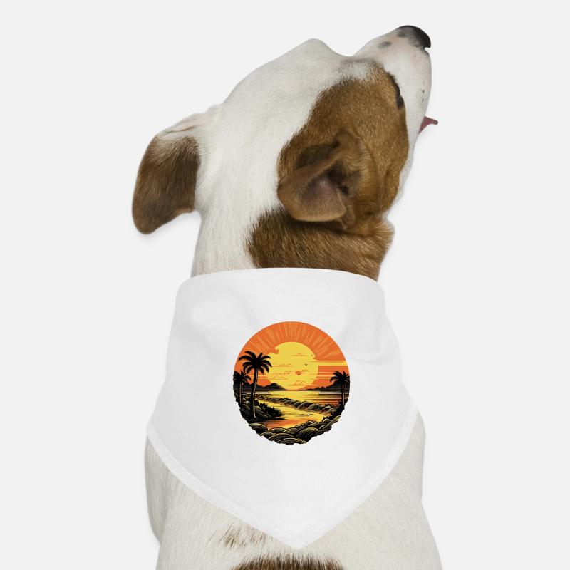 Plage Bandana pour chien