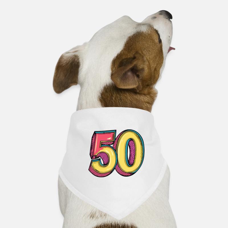 Bande dessinée à 50 numéros Bandana pour chien