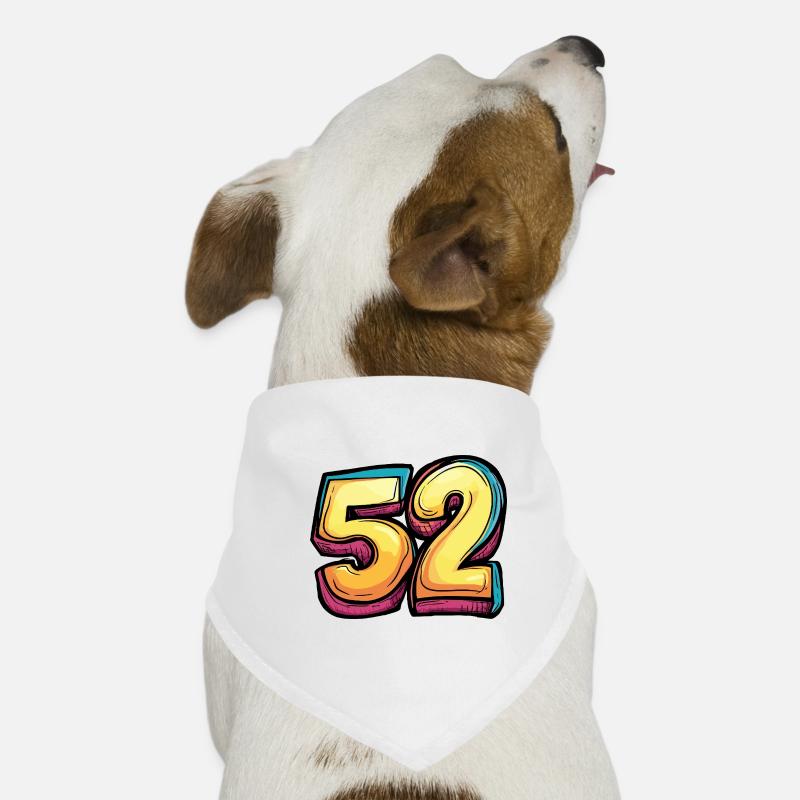 Bande dessinée à 52 numéros Bandana pour chien