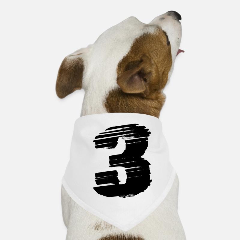 Maillot 3 numéros Bandana pour chien