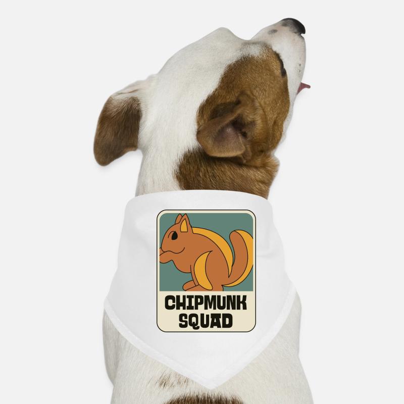 Chipmunk Squad Cute Forest Animal Nature Dog Bandana