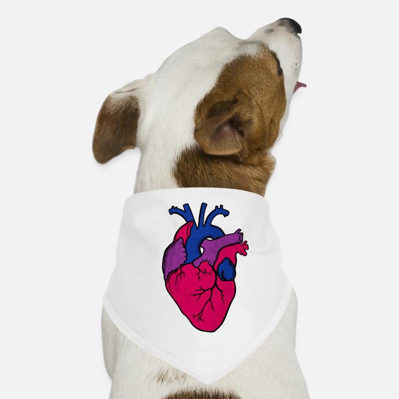 LGBT Bisexual Heart Dog Bandana