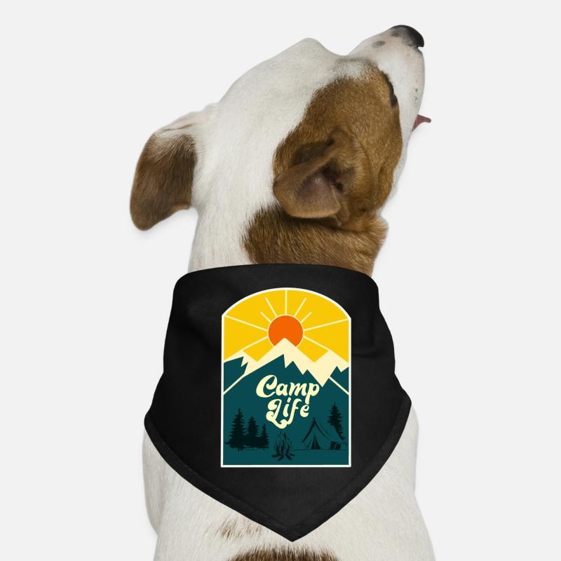 Camp Life Dog Bandana