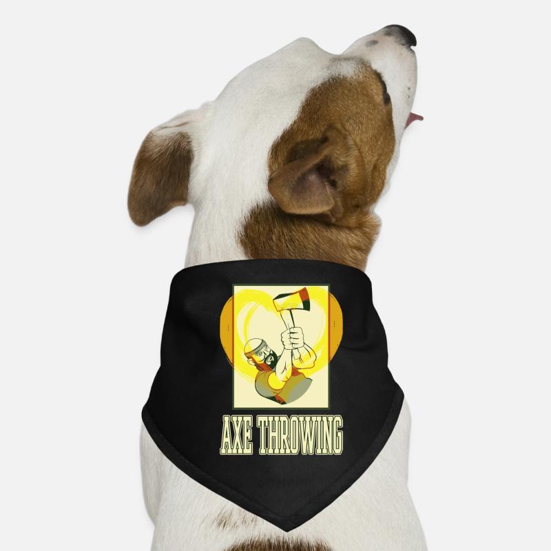 Axe Throwing Axe Throwing Axe Throwing Sport Double Axe Dog Bandana