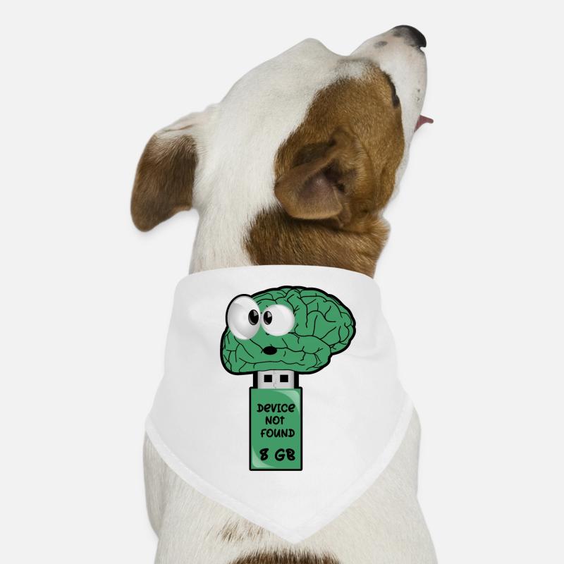Brain USB Flash Drive Dog Bandana