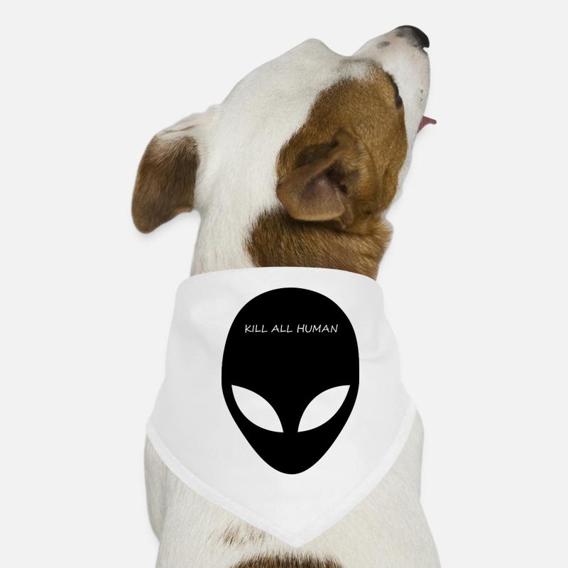 KILL ALL HUMAN Hunde-Bandana