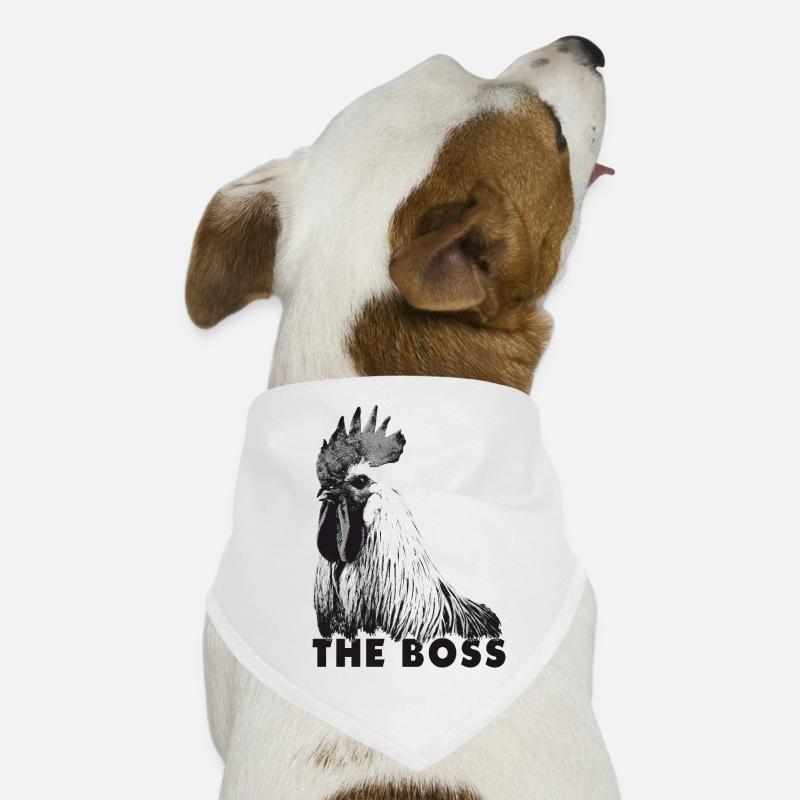 Coq, le patron Bandana pour chien