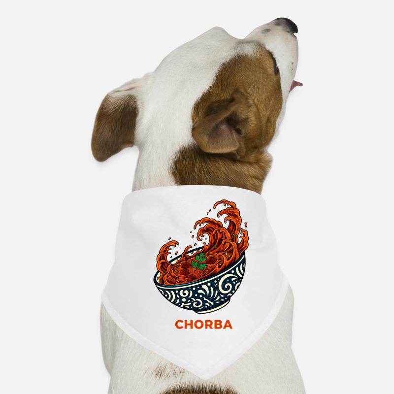 Bol de soupe Chorba dynamique Bandana pour chien