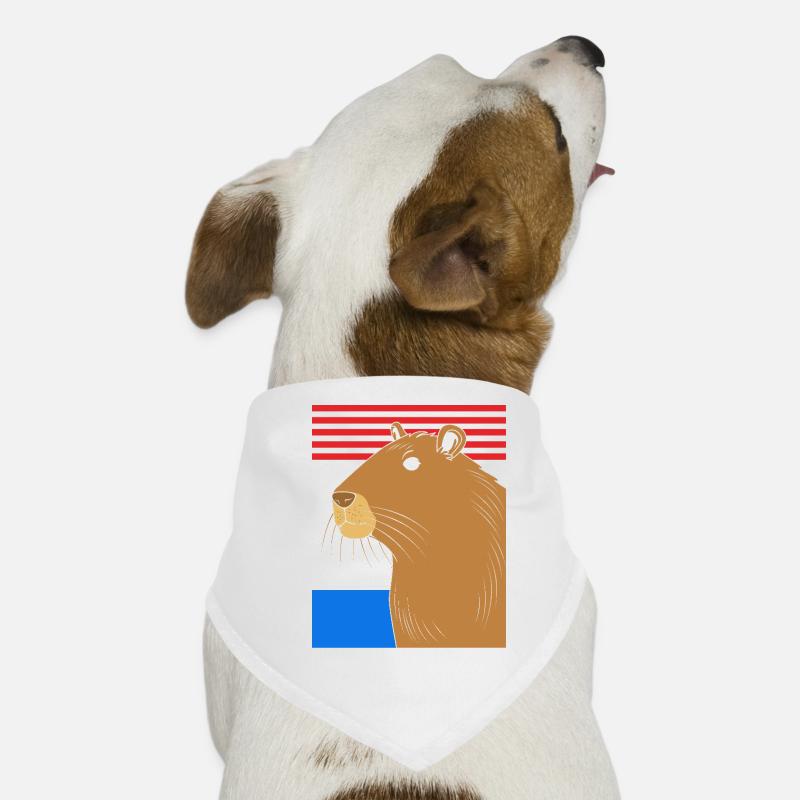 Ne t’inquiète pas, sois capy capybara Bandana pour chien