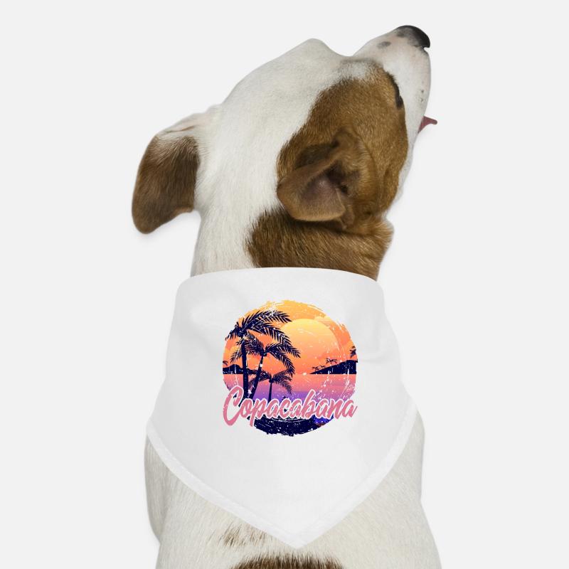 Copacabana Sunset Hunde-Bandana