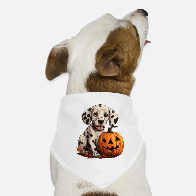 Drôle de design dalmate d’halloween Bandana pour chien