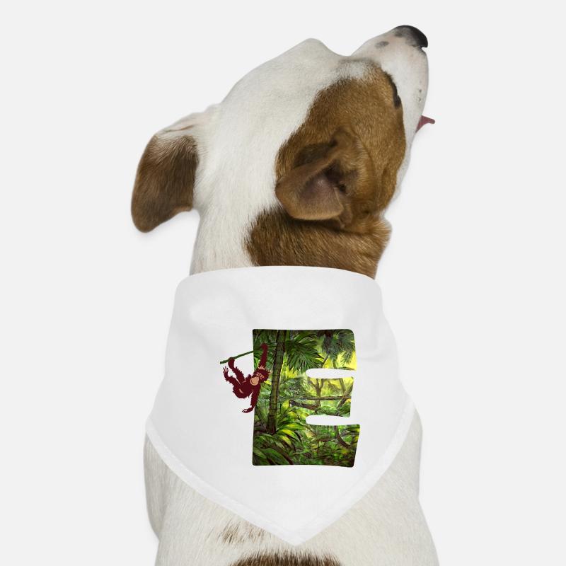 jungle with monkey e Dog Bandana