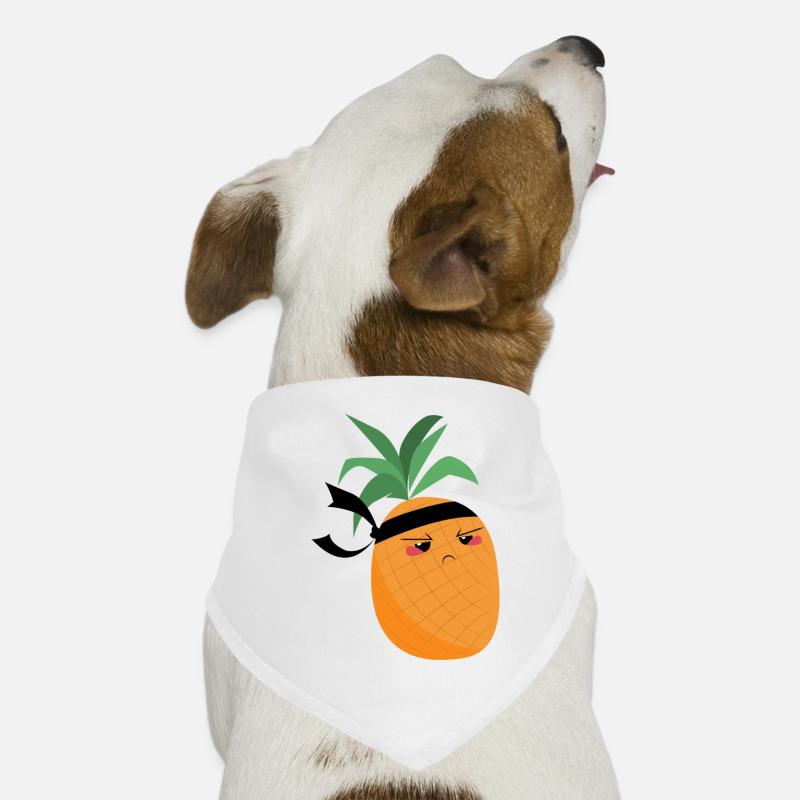 Ninja Pineapple - Fruity Warrior Dog Bandana