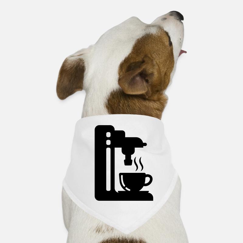 Coffee machine symbol Dog Bandana