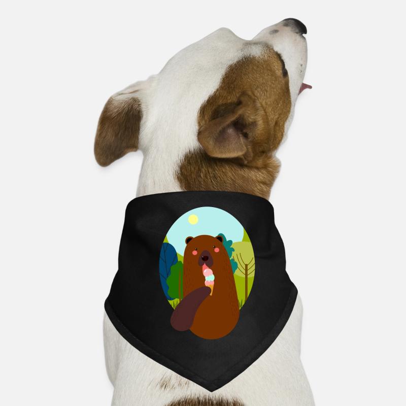 Bear with ice Dog Bandana